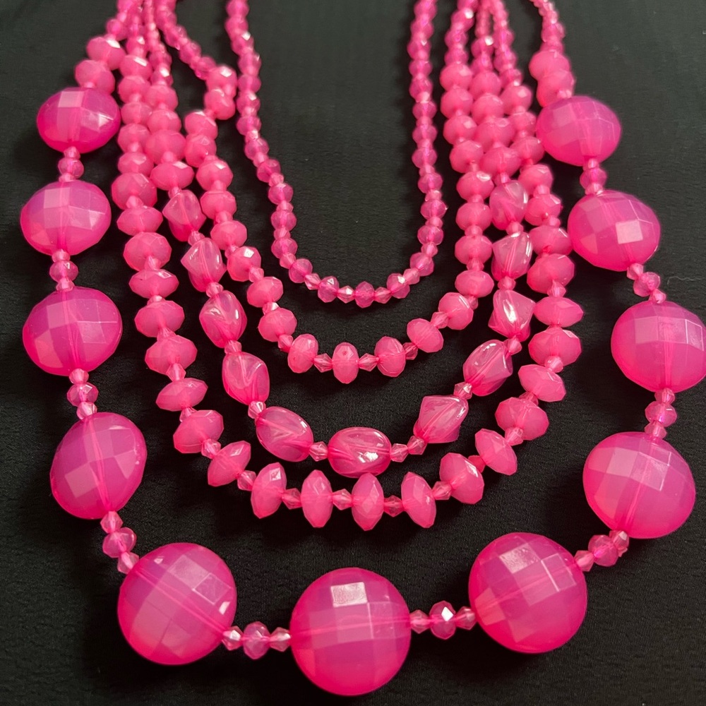 Pink necklace